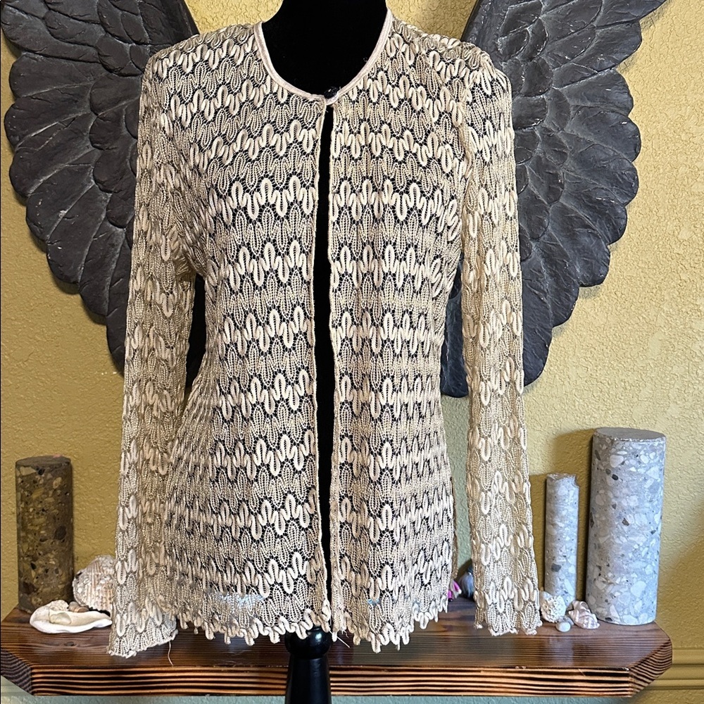 Vintage Moine Lace Cardigan